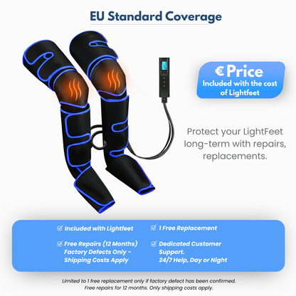 LightFeet Leg Massager — Uses Air Compression and Heat Therapy